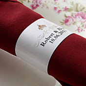 Personalisierte Paper Napkin Ring - Crown (Set von 50)