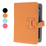 Lichee Pattern PU Leather Case with Stand for iPad mini