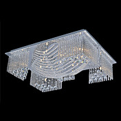 Kristall Perlen Deckenleuchte mit 9 LEDs in Warm White Source (G4 Base)