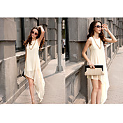 Women's Chiffon Asym Tank Dress
