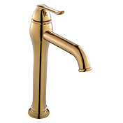 Centerset Antique Style Ti-PVD Finish Brass Bathroom Sink Faucet