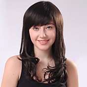 Capless Long Black Curly Mixed Hair Wigs