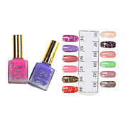 Glitter Cracked Chapped Builder Coat Nail Polish No.7(15ml,1PCS,Assorted Colors)