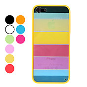 Rainbow Design Durable Hard Case for iPhone 5 (Assorted Colors)