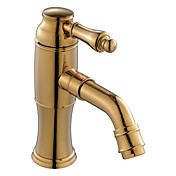 Centerset Ti-PVD finitura in stile antico in ottone rubinetto del bagno lavandino