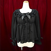 Little Princess Long Sleeve Cotton Sweet Lolita Blouse