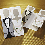 Novia dulce y invitación de la boda del novio (juego de 50)