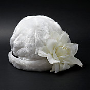 Fashion Pelz mit Blumen Hochzeit / Feiern / Flitterwochen Hat