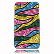 strisce diamante custodia rigida per iPhone 4/4S