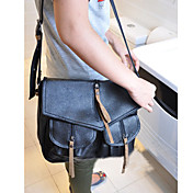 kvinners uformelle grunnleggende vintage crossbody bag