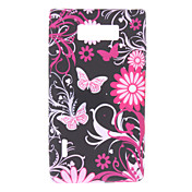 Butterfly Pattern Soft Case para LG Optimus P705 L7