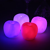 Vinyl Apple Lutos LED Lamp - Set of 4 (Color Changing, Built-in Botton Cell)