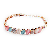 Gorgeous 18K Gold plated with Opal Women's Fashion Bracelets