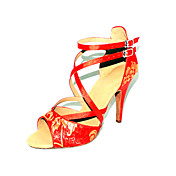 Customized Women's Satin Latin / Ballroom Dance Shoes