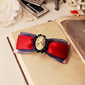 Vintage Handmade Women's Bow Portret Hair Tie