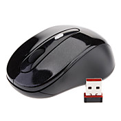 Ergonomic USB 2.4GHz Wireless Mouse(Black,10m)