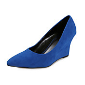 Suede Wedge Heel Pointy Toe Party / Evening Shoes (More Colors)