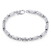 18k Fashion Plated Women's Bracelet