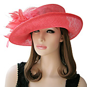 Watermelon Red Flax Special Occasion Hats(More Colors)