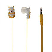 Panda Bear Style In-Ear hovedtelefoner til iPod (Assorterede farver)