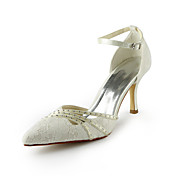 Gorgeous Satin Stiletto Heel Pumps With Buckle Wedding Shoes (More Colors)