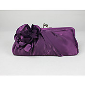 Women's Fashion Flower Solid Color Clutch