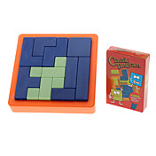 DIY Classic Tangram with 60 Creative Pattern-Building Puzzles (Model:851555)