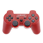 GOiGAME Wired Double Color Controller for PS3 (Black+Red)