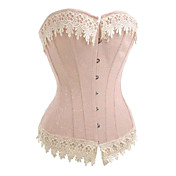 Beige Cotton Sweet Lolita Corset