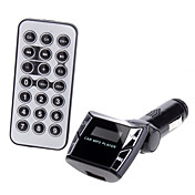 Multifuncional 12V/24V Wireless Reproductor MP3 Transmisor FM con control remoto para los coches (Apoyo TF / USB)