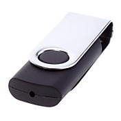 Clássico Rotating USB Flash Drives 16G (Preto + Silver)