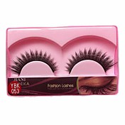 1 Pair Black Machine Made False Eyelashes YBK053
