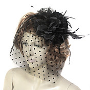 Beautiful Feather/Flannelette With Lace Women's Wedding Fascinators