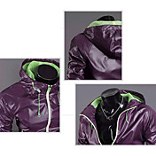 Hoodie dos homens Contraste Cor da tampa ultra fino