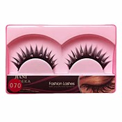 1 Pair Black Machine Made False Eyelashes YBK070