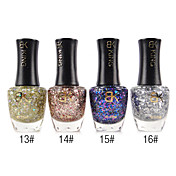 1PCS Top Coat Sequins Nail Polish No.13-16(17ml,Assorted Colors)