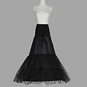 Nylon A-Line Gown 3 Tier Floor-length Slip Style/ Wedding Petticoats