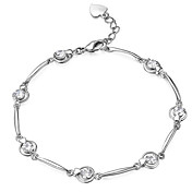 18k Dazzling Plated With Rhinestone Women's Bracelet