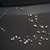 Elegant Alloy With Imitation Pearl Women's Necklace
