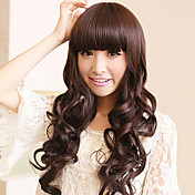 Zipper Brown 80cm Sweet Lolita Wellen-Perücke