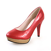 Chic en cuir verni Stiletto talon pompes avec / Party / Evening Shoes Casual conjointes fendus (plus de couleurs)