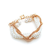 Fine Imitation Pearl Women's Bracelets (More Colors)