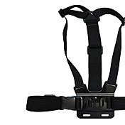 comfortabele bandjes en substraat voor GoPro camera's (zwart)