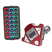 Universal de múltiples funciones TF MP3 transmisor del jugador FM con control remoto para los coches (Apoyo TF / USB)
