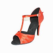Sparkling Glitter T-Strap latino / Ballroom Dance Shoes donne personalizzata (altri colori)