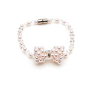 Chic Imitation Pearl With Rhinestone Women's Bracelets (More Colors)