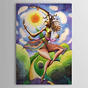 Dipinti a mano pittura astratta olio Lady 1304-AB0459