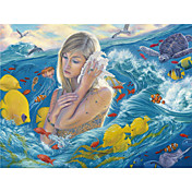 Impresso Arte Sonora Pessoas do Oceano por Lucie Bilodeau