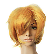 Capless Golden Synthetic Short Straight Party Wig