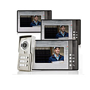 Night Vision 7 "telefono del portello del video Per Vicini 3 Famiglie Appartamenti Set economici